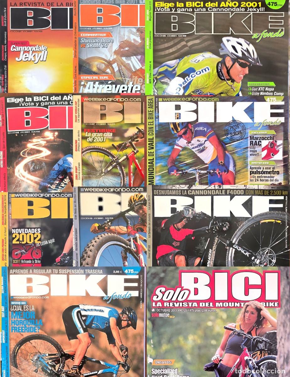 Sammelleidenschaft Sport: Lote 11 Revistas BIKE/ Solobici - Ano 2001