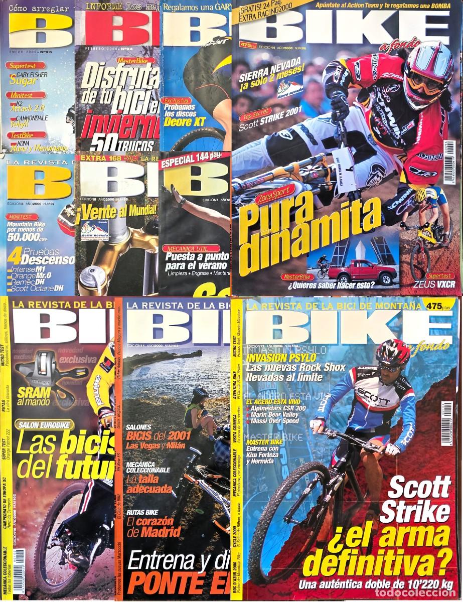 Collectionnisme sportif: Lote 11 Revistas BIKE - Ano 2000