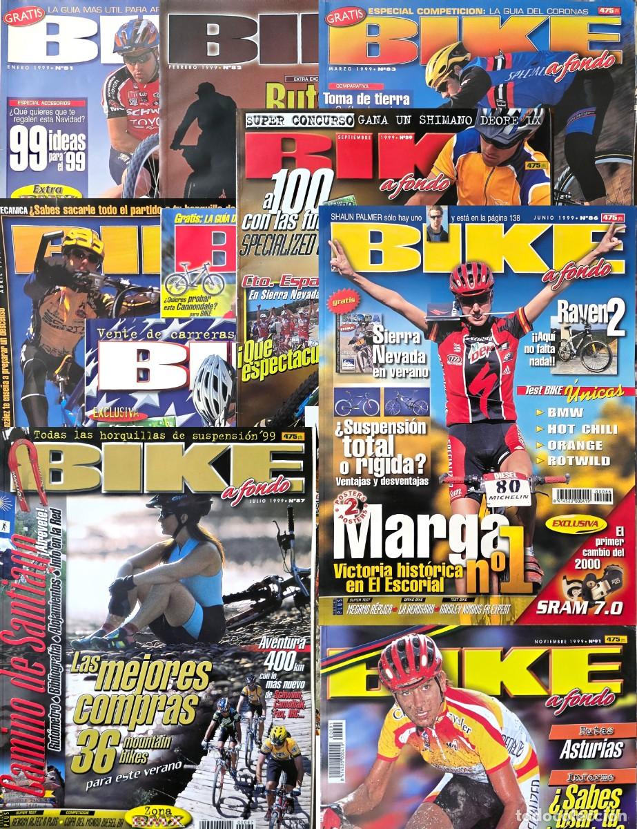 Coleccionismo deportivo: Lote 10 Revistas BIKE - Ano 1999