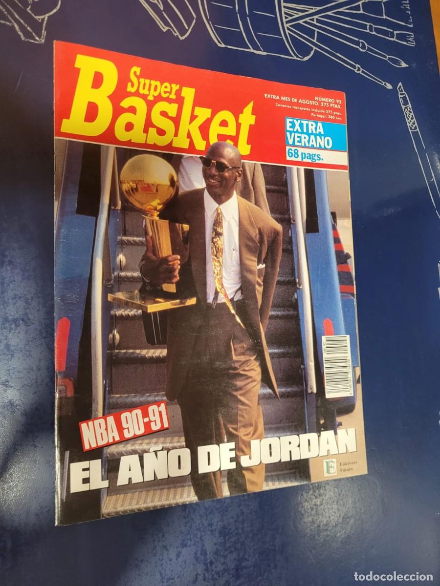 Coleccionismo deportivo: REVISTA NBA SUPERBASKET # 92 MICHAEL JORDAN 1991 CHICAGO BULLS