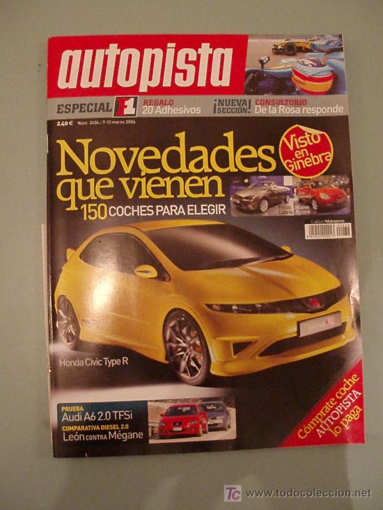 Coches: AUTOPISTA n&ordm;2434 (03-06) - Foto 1