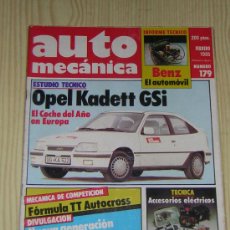 Auto: AUTOMECANICA Nº 179 - FEBRERO 1985 - REVISTA AUTO MECANICA - OPEL KADETT GSI / TALBOT SOLARA. Lote 8199307