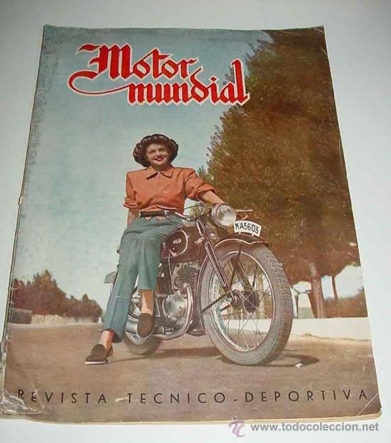 Carros: ANTIGUA REVISTA MOTOR MUNDIAL N&ordm; 42 - NOVIEMBRE DE 1947 - 42 PAG. APROX. - MIDE 34 X 24,5 CMS - MUCH