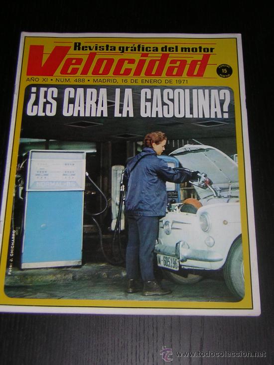 Voitures: VELOCIDAD N&ordm; 488 - ENE 1971 - POSTER BRAHAM OLD JACK GP ESPA&Ntilde;A