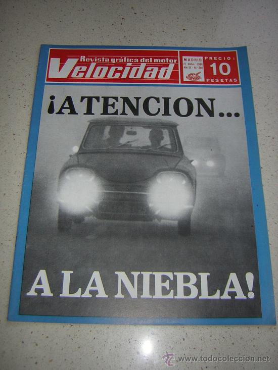 Coches: VELOCIDAD N&ordm; 380 - DIC 1968 - - Foto 1