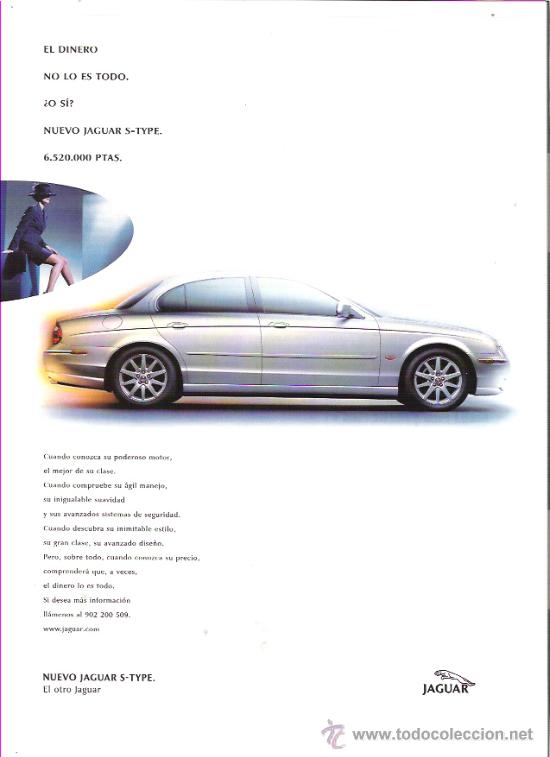 Coches: JAGUAR S-TYPE : anuncio publicitario