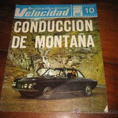 Coches: VELOCIDAD REVISTA GRAFICA DEL MOTOR Nº 360.-3 DE AGOSTO 1968