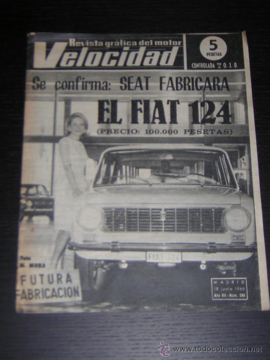 Coches: VELOCIDAD N&ordm; 249 - JUN 1966 - - Foto 1
