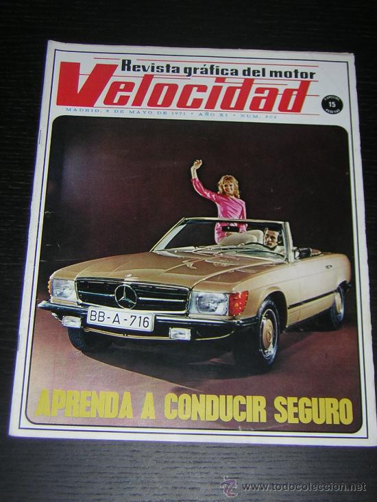 Autos: VELOCIDAD N&ordm; 504 - MAY 1971 -