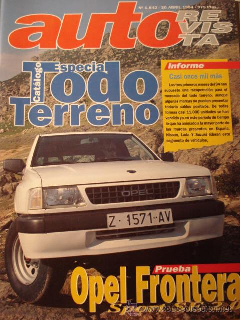 Carros: REVISTA AUTOREVISTA - 1842 - CATALOGO ESPECIAL TT TODO TERRENO