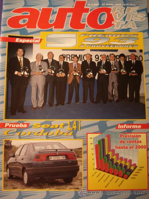 Coches: REVISTA AUTOREVISTA - 1847 - PRUEBA SEAT CORDOBA