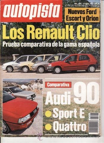 autopista. nº 1.782. año 1993. prueba: subaru i - Acheter Magazines anciens  de voitures sur todocoleccion