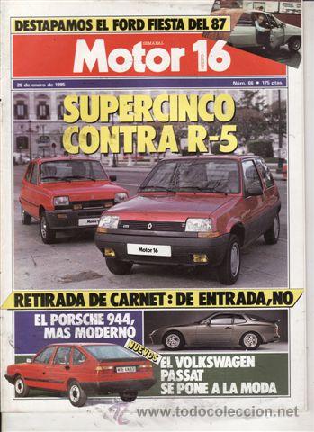 Coches: REVISTA MOTOR 16 N&ordm; 66 A&Ntilde;O 1985. PRUEBA: OPEL SENATOR 3.0 I. PRUEBA: APRILIA TUAREG 250.