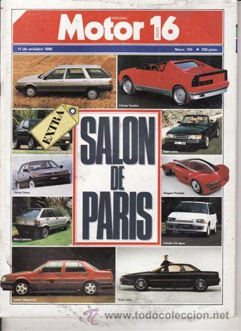 Coches: REVISTA MOTOR 16 N&ordm; 155 A&Ntilde;O 1986. PRUEBA: ROVER 825I STERLING. VOLVO 480 ES. COMP: FORD SCORPIO 2.0