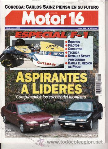 Coches: REVISTA MOTOR 16 N&ordm; 499 A&Ntilde;O 1993. PRUEBA: BMW 525 TD. LAGONDA VIGNALE. COMP: CITROEN XANTIA 2.0I VSX