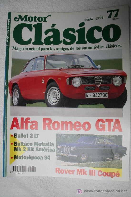 Coches: MOTOR CLASICO  N&ordm; 77    JUNIO 1994 - Foto 1