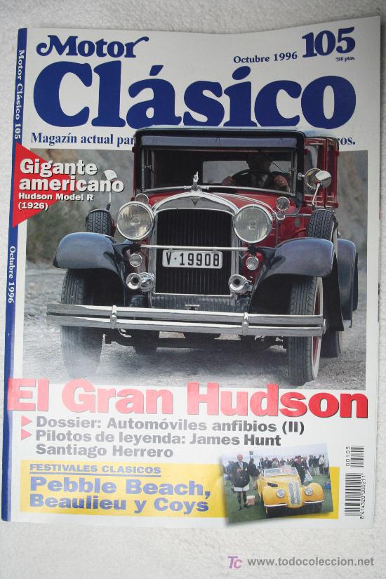 Coches: MOTOR CLASICO  N&ordm; 105   OCTUBRE  1996 - Foto 1