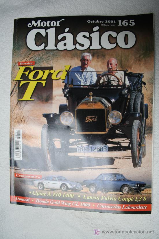 Coches: MOTOR CLASICO  N&ordm; 165   OCTUBRE  2001 - Foto 1