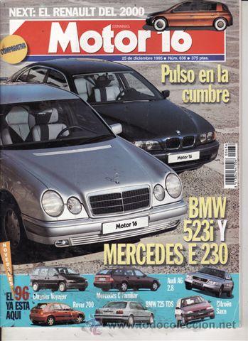Coches: REVISTA MOTOR 16 N&ordm; 636 A&Ntilde;O 1995. PRUEBA: OPEL TIGRA 1.4I AUTOM&Aacute;TICO. ROVER 200. COMP: BMW 523 I