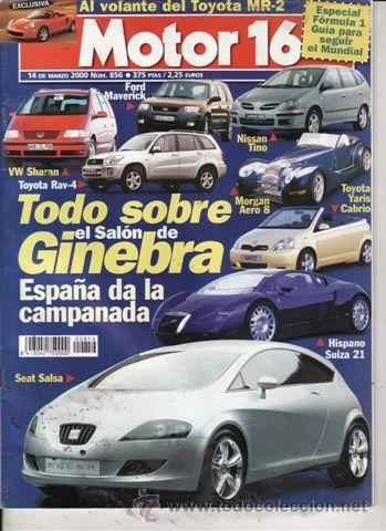 Coches: REVISTA MOTOR 16 N&ordm; 856 A&Ntilde;O 2000. PRUEBA: ROVER 45 2.0 D CLASSIC.