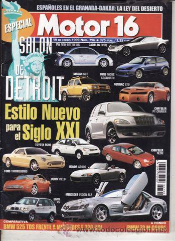 Coches: REVISTA MOTOR 16 N&ordm; 796 A&Ntilde;O 1999. PRUEBA: BMW Z3 COUPE. CHRYSLER NEON 2.0 16V C5. COMP:BMW 525 TDS