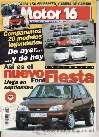 Coches: REVISTA MOTOR 16 N&ordm; 808 A&Ntilde;O 1999. PRU: ALFA 156 SELESPEED. RENAULT SPORT CLIO 16V TROPHY. ALFA 156