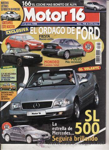 Coches: REVISTA MOTOR 16 N&ordm; 768 A&Ntilde;O 1997. PRUEBA: CHRYSLER NEON 1.8 16V LE. OPEL ASTRA 2.0I 16V.