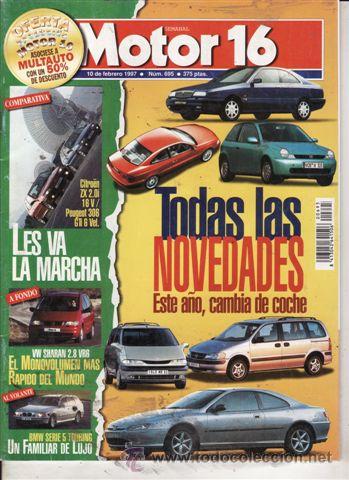 Coches: REVISTA MOTOR 16 N&ordm; 695 A&Ntilde;O 1996. PRUEBA: HYUNDAI SONATA 3.0 V6 AUTOM&Aacute;TICO. VW SHARAN 2.8I VR6 CARAT
