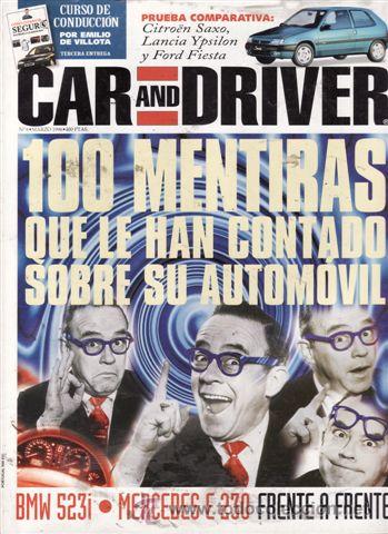 Coches: REVISTA CAR AND DRIVER N&ordm; 6 A&Ntilde;O 1995. PRUEBA: CATERHAM SUPER SEVEN. COMPARATIVA: CITROEN XAXO 1.4I