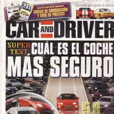 Auto: REVISTA CAR AND DRIVER Nº 7 AÑO 1996. PRUEBA BUGATTI ATLANTIC 57. 