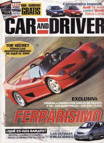 Coches: REVISTA CAR AND DRIVER N&ordm; 19 A&Ntilde;O 1997. COMPARATIVA: AUDI S6 AVANT Y SKODA GELICIA COMBI 1.6.