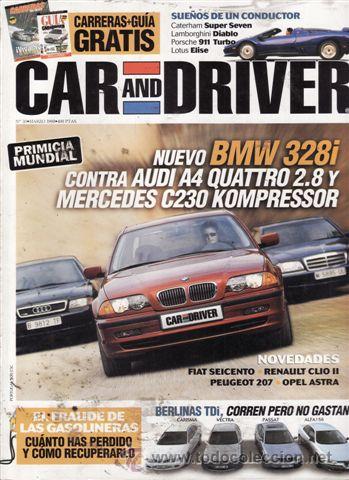 Coches: REVISTA CAR AND DRIVER N&ordm; 30 A&Ntilde;O 1998. COMPARATIVA: FORD KA 1.3 4 Y SEAT AROSA 1.4 STAR. COMPARATIVA
