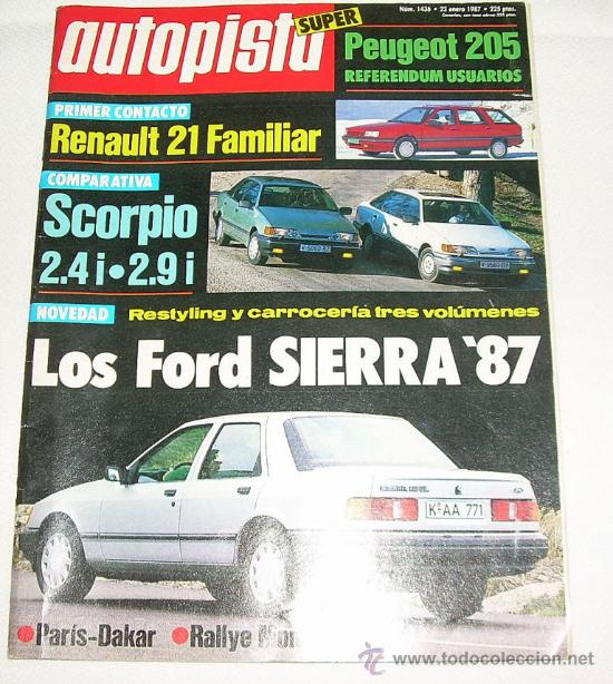 Coches: Autopista 1436 enero1987 - Foto 1
