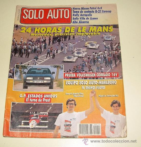 Coches: Solo Auto Actual n&ordm; 59 junio 89 - Foto 1