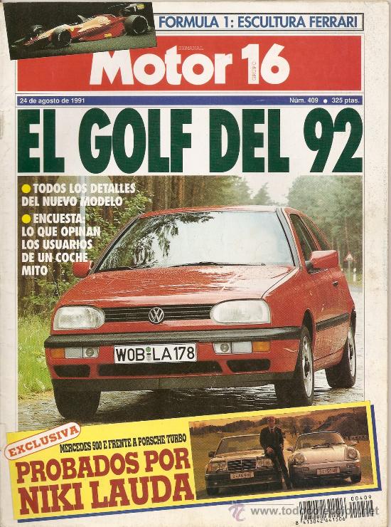 Coches: MOTOR 16 Num409-24 Agosto 1991