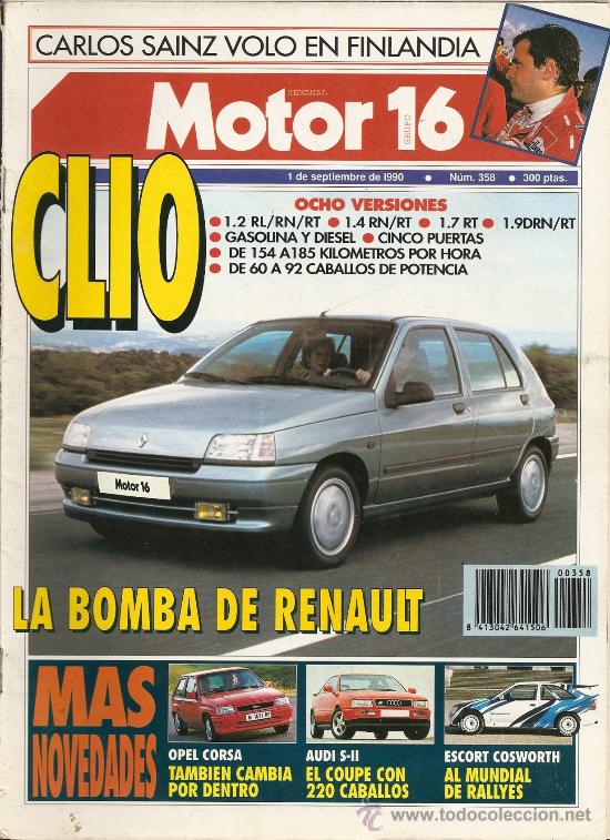 Coches: MOTOR 16 Num358-1 Septiembre 1990