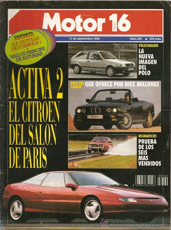 Coches: MOTOR 16 Num360-15 Septiembre 1990