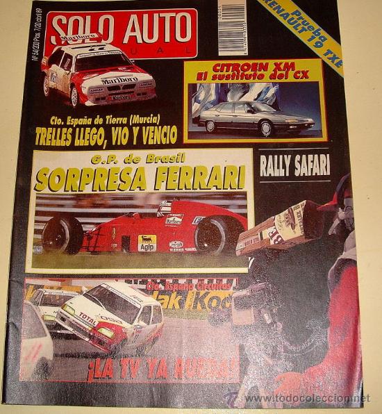 Coches: Solo Auto Actual 54 de 1989 - Foto 1