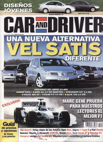 Coches: REVISTA CAR AND DRIVER N&ordm; 80 A&Ntilde;O 2002. PRUEBA: MINI COOPER GTI S. COMP: BMW X5 4.6 Y MERCEDES ML 55