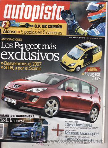 Coches: REVISTA AUTOPISTA N&ordm; 2391 A&Ntilde;O 2005. COMP: AUDI A4 AVANT 2.0 TDI Y JAGUAR X-TYPE WAGON 2.0D SPORT.