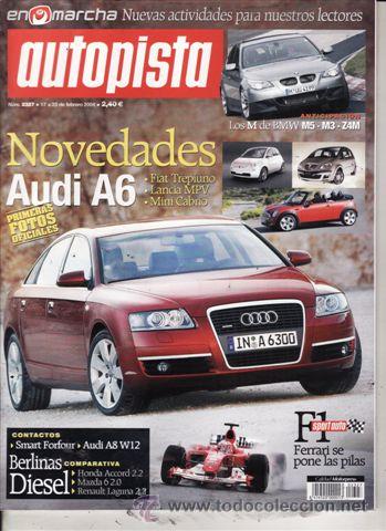 Coches: REVISTA AUTOPISTA N&ordm; 2327 A&Ntilde;O 2004. PRUEBA: BMW 320 CD COUP&Eacute;. COMPARATIVA: HONDA ACCORD 2.2 I-CDTI