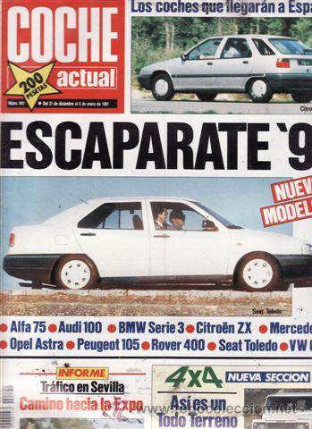 Coches: REVISTA COCHE ACTUAL N&ordm; 141 A&Ntilde;O 1991. PRUEBA: FORD ESCORT 1.6 CLX KIT RS. YAMAHA YZR 500 GARRIGA.