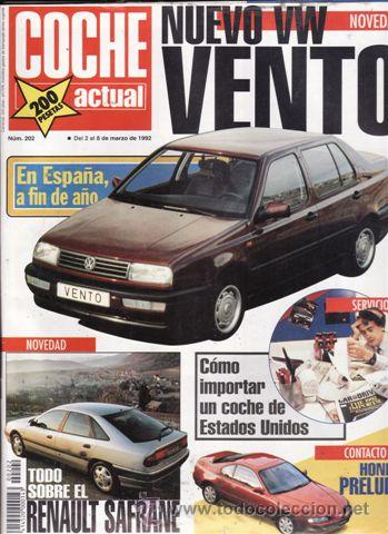 Coches: REVISTA COCHE ACTUAL N&ordm; 202 A&Ntilde;O 1992. PRUEBA: PEUGEOT 605 SV 3.0. COMP: ALFA ROMEO 164 V6 TURBO
