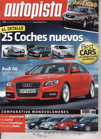 Coches: REVISTA AUTOPISTA N&ordm; 2537 A&Ntilde;O 2008. PRUEBA: HONDA CIVIC 2.2 I-CTD. COMPARATIVA: SSANGYONG RODIUS, RE