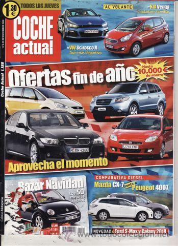 Coches: REVISTA COCHE ACTUAL N&ordm; 1126 A&Ntilde;O 2009. COMPARATIVA: MAZDA CX-7 2.2 CRTD Y PEUGEOT 4007 2.2 HDI. FORD