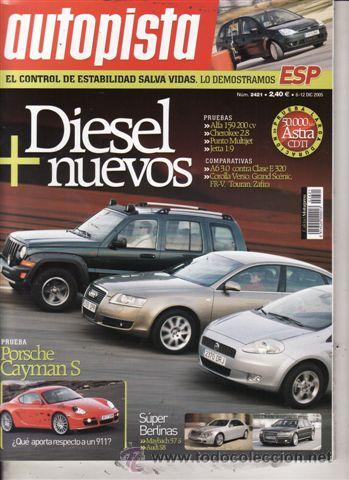 Coches: REVISTA AUTOPISTA N&ordm; 2422 A&Ntilde;O 2005. PRUEBA: HONDA CIVIC 2.2 I-CTDI. CHRYSLER 300 C 3.0 CRD. LEXUS IS