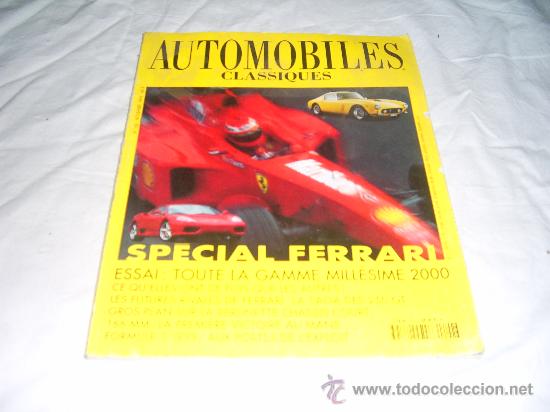 Voitures: AUTOMOBILES CLASSIQUES N&ordm; 102: ESPECIAL FERRARI- GAMME 2000- 456 VENICE- 250 GT- 166 MM- F1 399 (CRI