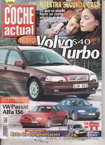 Coches: REVISTA COCHE ACTUAL N&ordm; 510 A&Ntilde;O 1998. PRU: CITROEN XSARA 1.8 EXCLUSIVE AUTOM&Aacute;TICO. VW PASSAT 1.8T.
