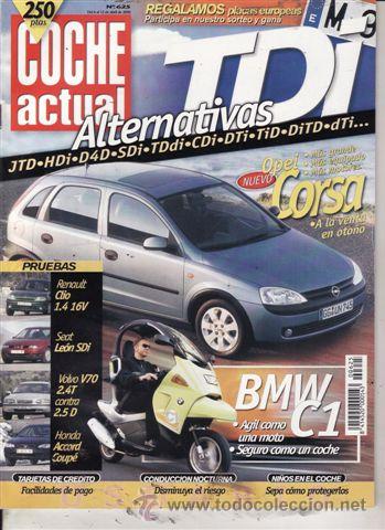 Coches: REVISTA COCHE ACTUAL N&ordm; 626 A&Ntilde;O 2000. PRUEBA: VOLVO V70 2.4T OPTIMA. HONDA ACCORD COUP&Eacute; 3.0 V6 AUT.