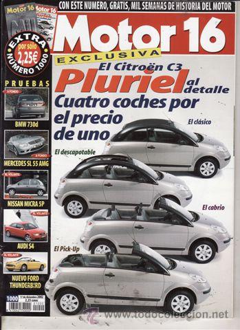 Coches: REVISTA MOTOR 16 A&Ntilde;O 1000 N&ordm; 2002. PRUEBA: BMW 730D.